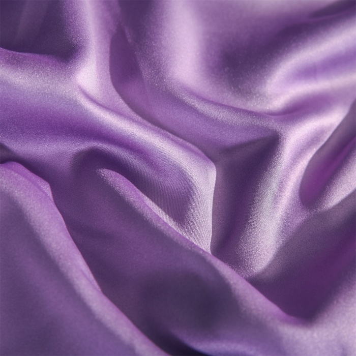 Satin Pinch Pleated Duvet Cover with Zipper Closure  3 Pieces